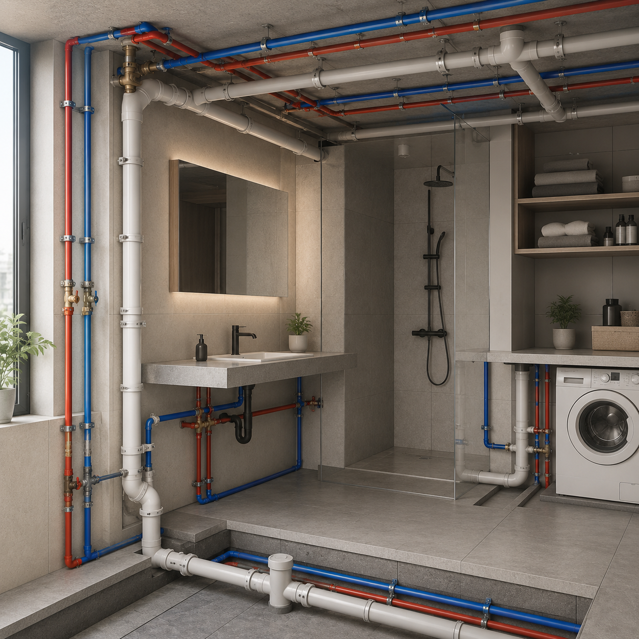 Commercial plumbing and drainage coordination in Pune